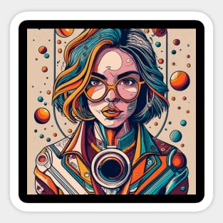 Photorealism Character Art Blazburner Sticker